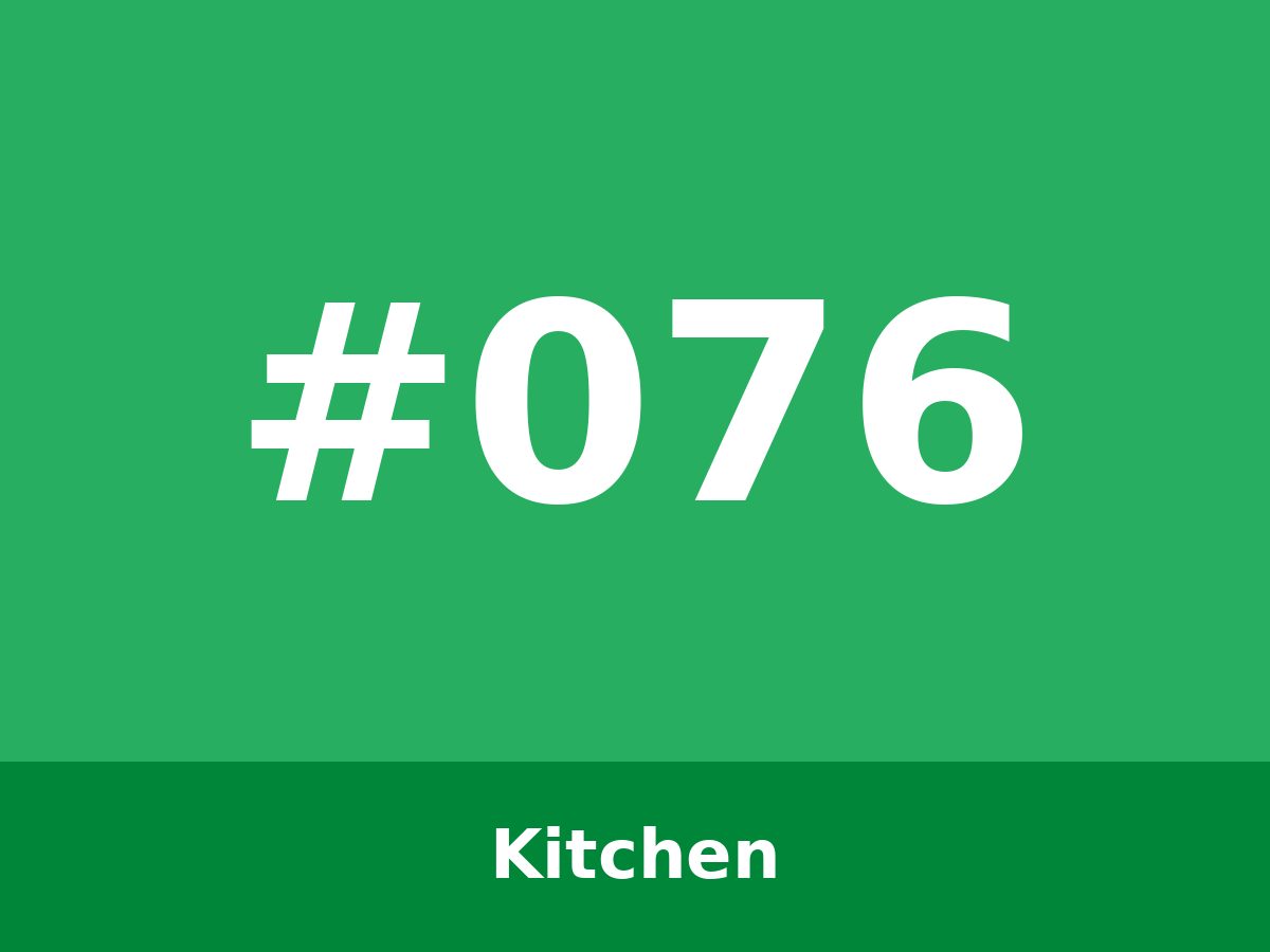 سێتی قاپی چێشتخانە — #076